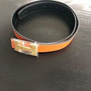 Fashion Belt in colors Orange and Black